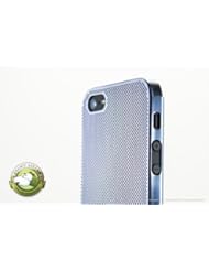 Wireless: Foamy Lizard (TM) Ultra Slim Aluminum Mesh Snap on Silhouette Case for iPhone 5 and 5S (Blue - Cobalt) - Foamy Lizard