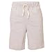 Heather Gray Solid Color fleece unisex board shorts with 2 side pockets, tie cord waist