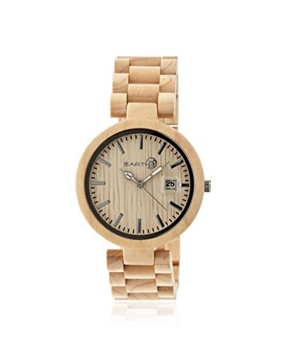 Earth Women’s EW2201 Stomates Tan Wood Watch