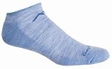Darn Tough Merino Wool No Show Cushion,Sky Blue,Small