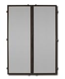 French Door Flyscreen - Hinged Brown