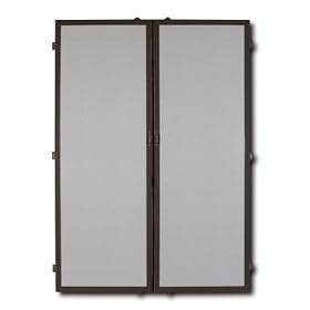 French Door Flyscreen - Hinged Brown