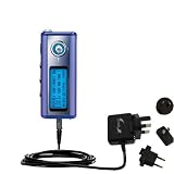 International Wall / AC Charger for the Samsung Yepp YP-T5VC - Gomadic Brand w/ TipExchange Technology