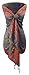 Peach Couture Women's Ravishing Reversible Jacquard Paisley Shawl Wrap Pashmina