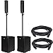 RCF Evox J8 & JMix 8 Dual Array Speaker system w/ Cables