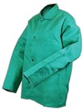Magid 1834XXXXL SparkGuard Flame Resistant Cotton Standard Weight Jacket, 30 Length, 4XL, Green (Each)