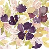 Produkt-Bild: Aubergine Blossom 2 von Edith Lentz - Kunstdruck Qualit&auml;t (Bildgro&szlig;e 18 cm W x 18 cm H)