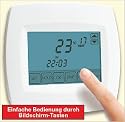 Roos Electronics KT200 TS Komfort-Wandthermostat mit Touchscreen