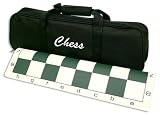 Wood Expressions Tournament Chess Set with Black Canvas Bag