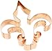 Old River Road cookie cutter, one size, copper