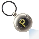 MLB Pittsburgh Pirates Silver Baseball Flashlight Keychain