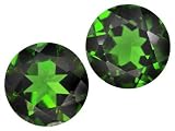 MIN .80CTW 5MM ROUND CHROME DIOPSIDE FROM RUSSIA