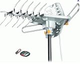 LAVA HD-2605 UHF/VHF HDTV Antenna with Remote Control, 2 TV Output Connectors, Rotate the Antenna with Remote Control