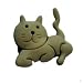 Katze weiss cat, style your crocs, Fun Clips