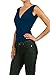 THEKAYLYNSHOP Women's Deep V Neck Sleeveless Top with Side Cinching Detail