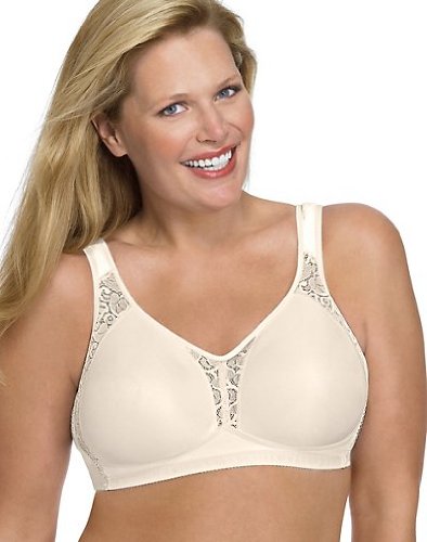 Playtex 18 Hour Seamless Comfortflex Bra, 38DD, Light Beige