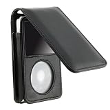 BLACK LEATHER CASE + SPT COVER Compatible With iPod classic®120GB 80G