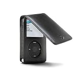 EASYi - 80GB 120GB iPod Classic Leather Flip Case - Black