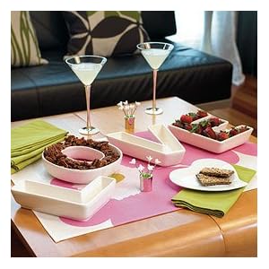 wedding reception decoration ideas, love plate set