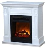 The Fireplace by PurATron Heats Up To 1000 Square Feet, White