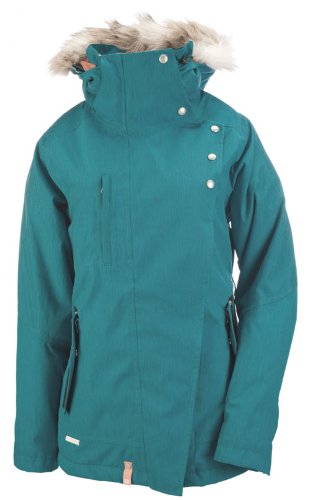 Planet Earth Women's Millie Insulated Jacket (Teal Blue,Small)