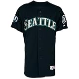 Seattle Mariners Jersey: Alternate Navy Authentic Jersey with 35th Anniversary Patch