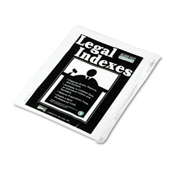 Kleer-Fax 91025 - 90000 Series Legal Exhibit Index Dividers, Side Tab, Printed 25, 25/Pack