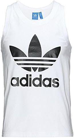 adidas Originals Men's 'Trefoil' Tanktop Medium White