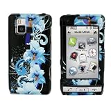 Blue Flower Snap on Hard Skin Cover Case for Lg Dare Vx9700