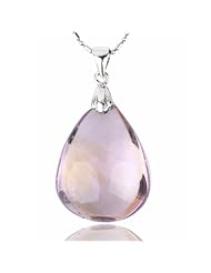Honeystore Girls Ametrine Pendant Color Purple Yellow