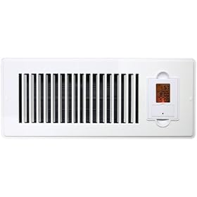 Vent-Miser 91665 Programmable Enery Saving Vent, 12-by-4-Inches, White