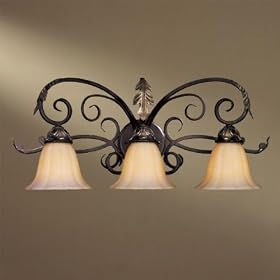 Minka 6773-301 Bellasera 3 Light Bar Bath, Castlewood Walnut by Minka