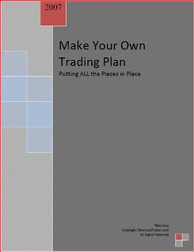 Make Your Own Trading Plan Make Your Own Trading Plan