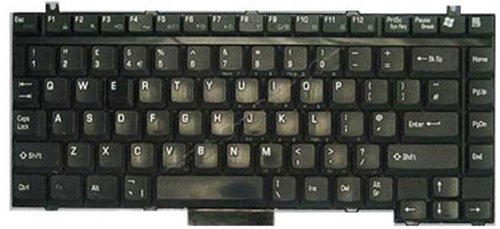 Toshiba Satellite A60-S166 Black UK Replacement Laptop Keyboard (KEY19)