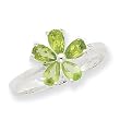 Sterling Silver Peridot Ring
