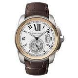41fMGsNBTZL. SL160  Cartier Calibre de Cartier 18k Rose Gold & Steel Automatic Watch W7100011