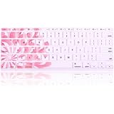 TopCase New Design Silicone Keyboard Cover Skin for Macbook Air 11" Model: A1370 Late 2010 - Mid 2011 (JULY) + TopCase Mouse Pad (Macbook Air 11" Model:A1370, Flower Series Pink)