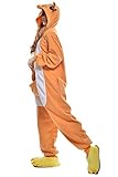 NEWCOSPLAY Unisex Onesies Pajamas Kigurumi Cosplay Sleepsuit Costume (M, Kangaroo)