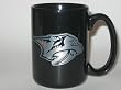 NASHVILLE PREDATORS 15 oz. Ceramic COFFEE MUG with Pewter Team Logo