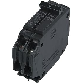 General Electric THQP215 Circuit Breaker, 2-Pole 15-Amp Thin Series by Connecticut Electric