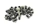 Full Length Rosary with Crucifix and Prayer Beads Made with Black Hematite