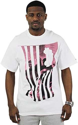 Trukfit American Flag Men's Crewneck T-Shirt Rich Gang White Sz L
