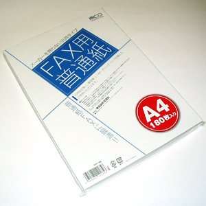 【クリックで詳細表示】ミヨシ MCO FAX 用紙 A4 180枚入り FXP-180