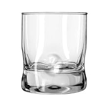 Libbey Crisa Impressions 12-Ounce Double Old Fashioned Glass, Box of 12, Clear