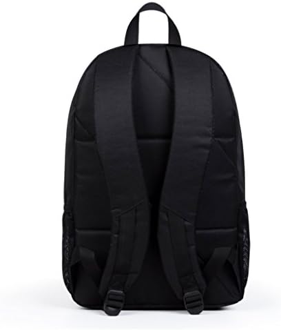 ERISEN Polyester Daypack Backpack Bookbag Daily Backpack with Pockets Fits 13.3-inch Laptop for womens&amp;girls (Black/Cat)