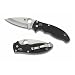 Spyderco Manix 2 G-10 Serrated Edge Knife, Black