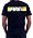 MALTESE CROSS W/FIRE STRIPE ON BACK T-SHIRT