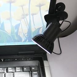HDE (TM) USB Clip 6 LED Flexible Swivel Light