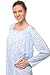 Casual Nights Women's Elegant Nightgown Long Sleeve Sleepwear Night Gown For Mom