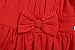 Bonny Billy Girls Long Sleeve Pleated Toddlers Baby Dress with Bow 3-4 Years Red